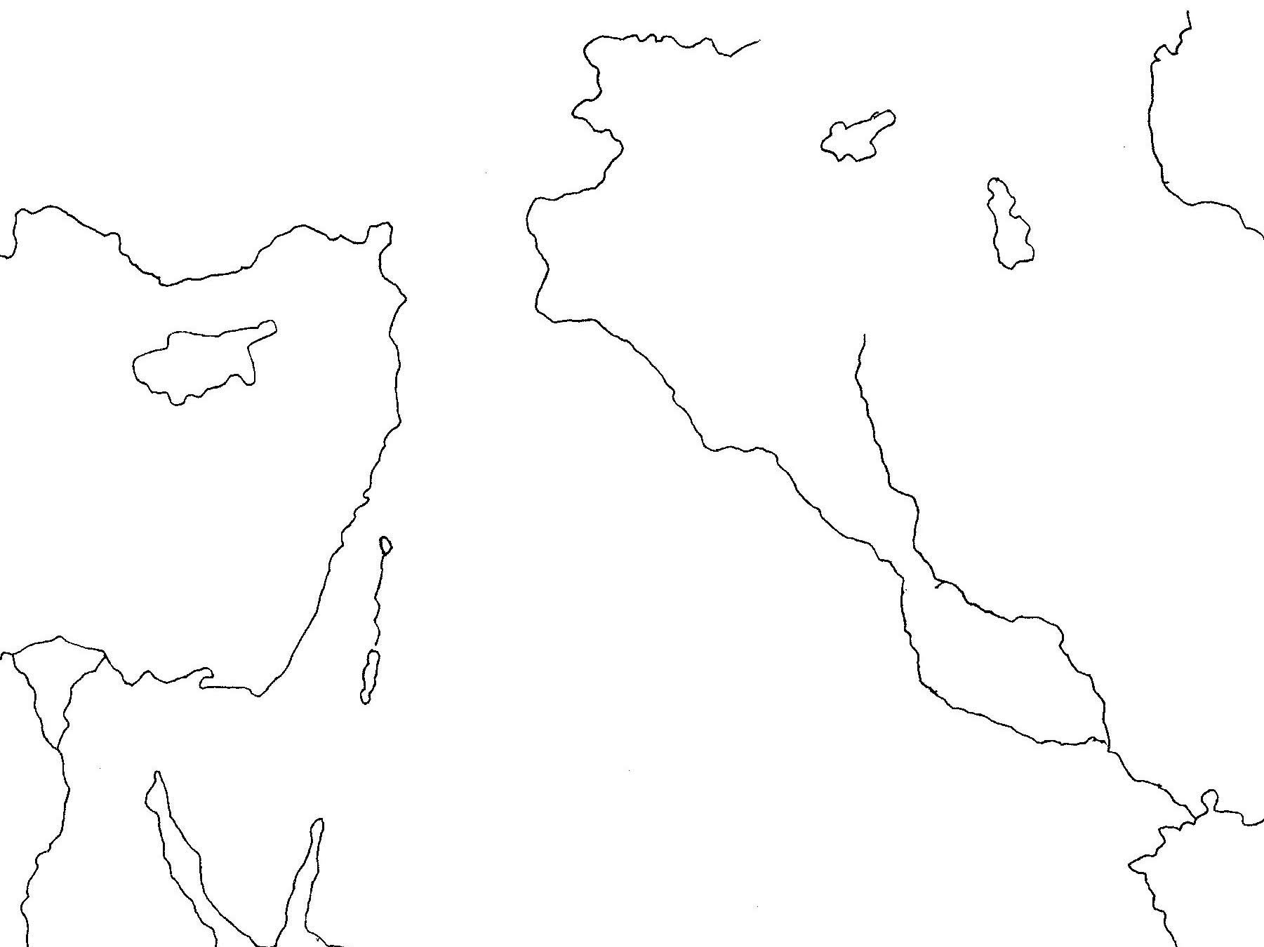 500 blank map israel babylon